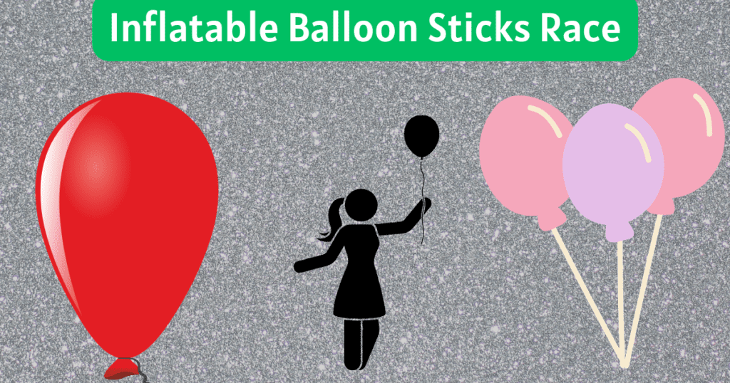 Inflatable Balloon Sticks Race