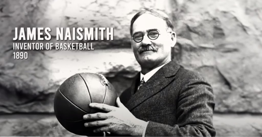 Basketball was invented by James Naismith, a teacher, 