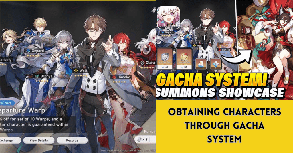 Obtaining Characters through Gacha System