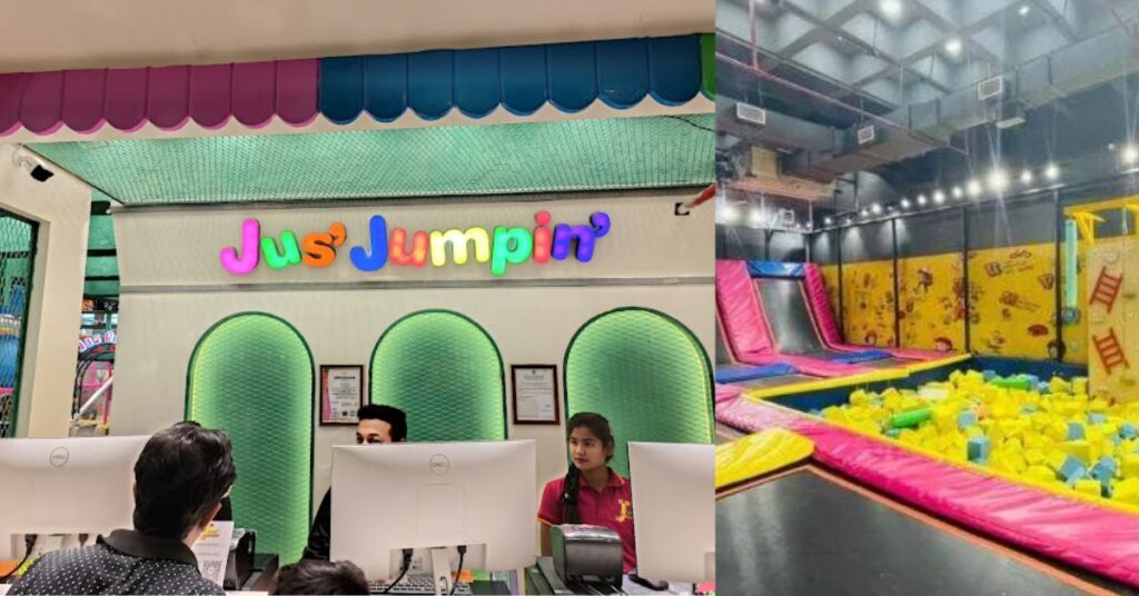 Just Jumpin trampoline park Kolkata  A must visit Place