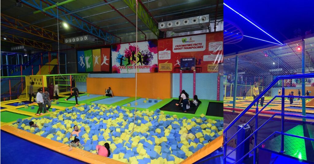 Location of Sky Jumper Trampoline Park Lucknow