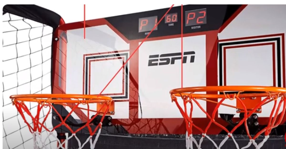 The ESPN Easy Fold Basketball Arcade Game