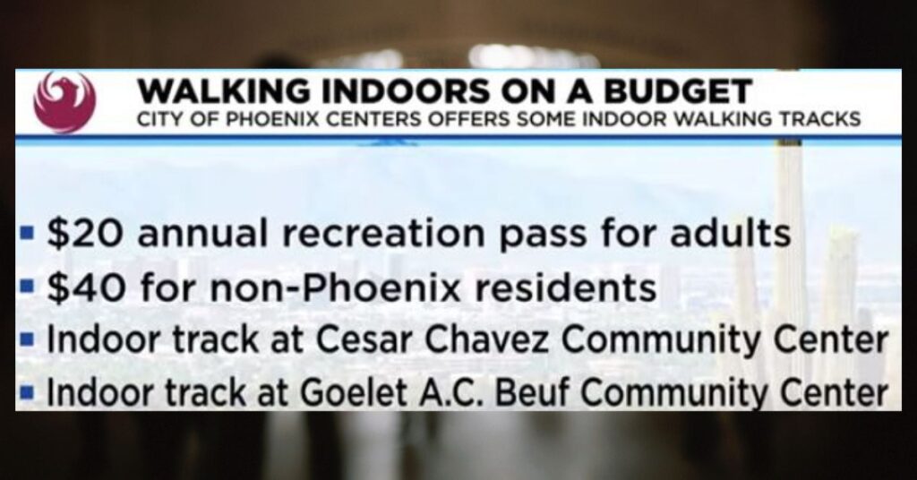 Phoenix Community Centers Offer Cool Indoor Walking Tracks