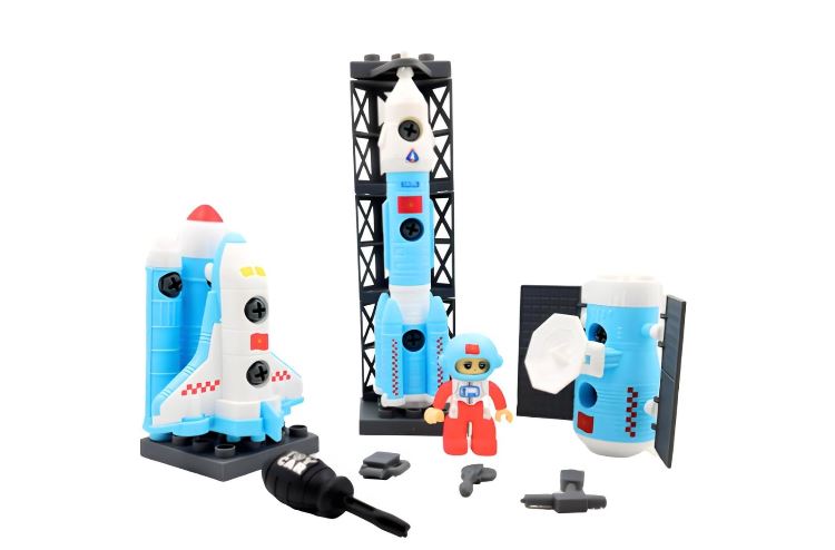 PLUSPOINT Take Apart Toys Rocket Space Toys,