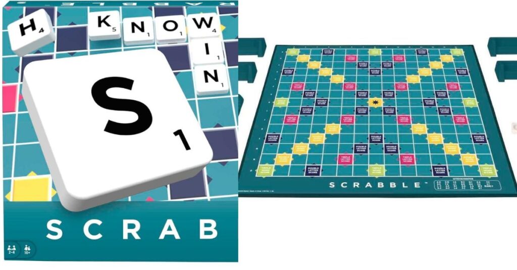 ZEQTOS Scrabble Board Game