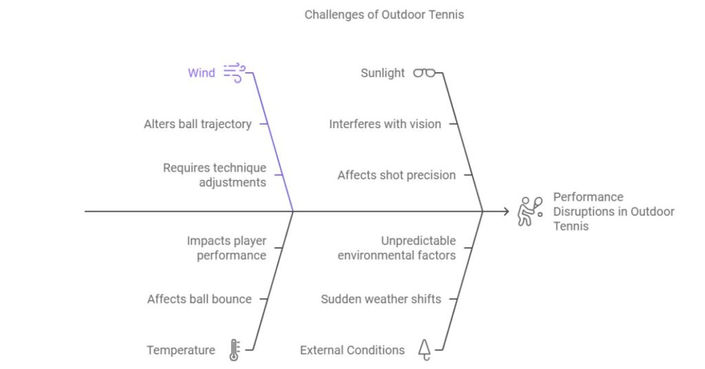 Challenges of Outdoor Tennis