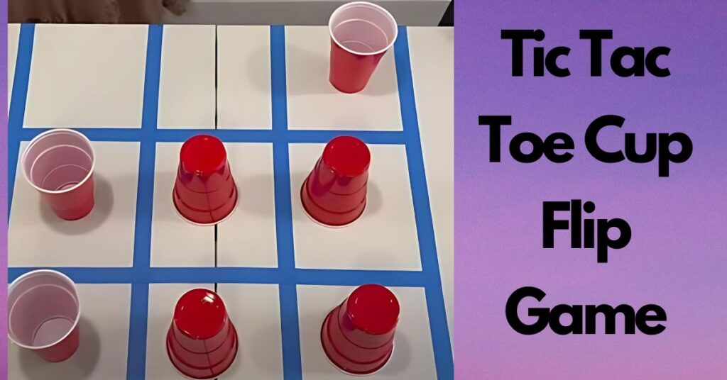 Tic Tac Toe Cup Flip