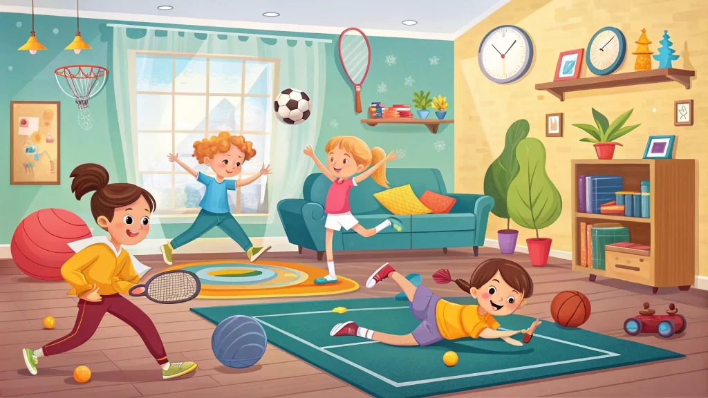 easy-to-learn indoor sports for kids