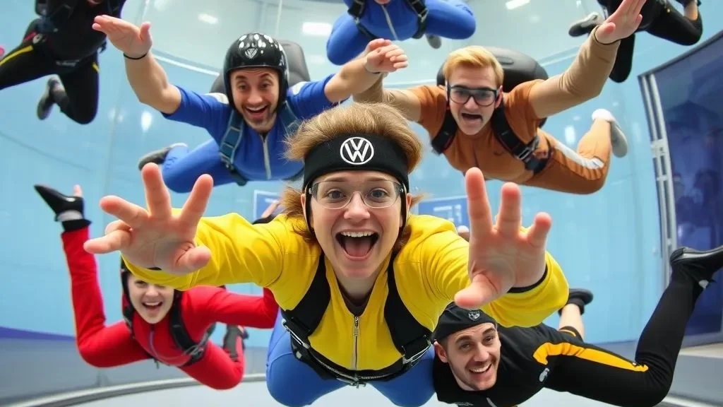 Indoor Skydiving Soaring High Without Jumping Out of a Plane